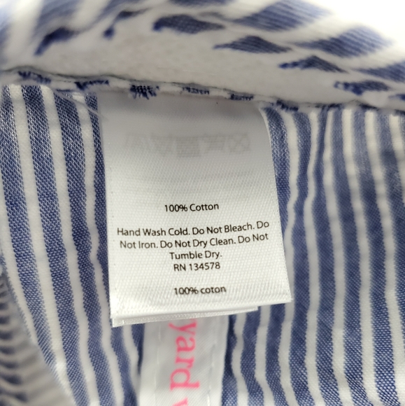 Woman's Vineyard Vines Logo Stripe Basketball Cap - Picture 8 of 8